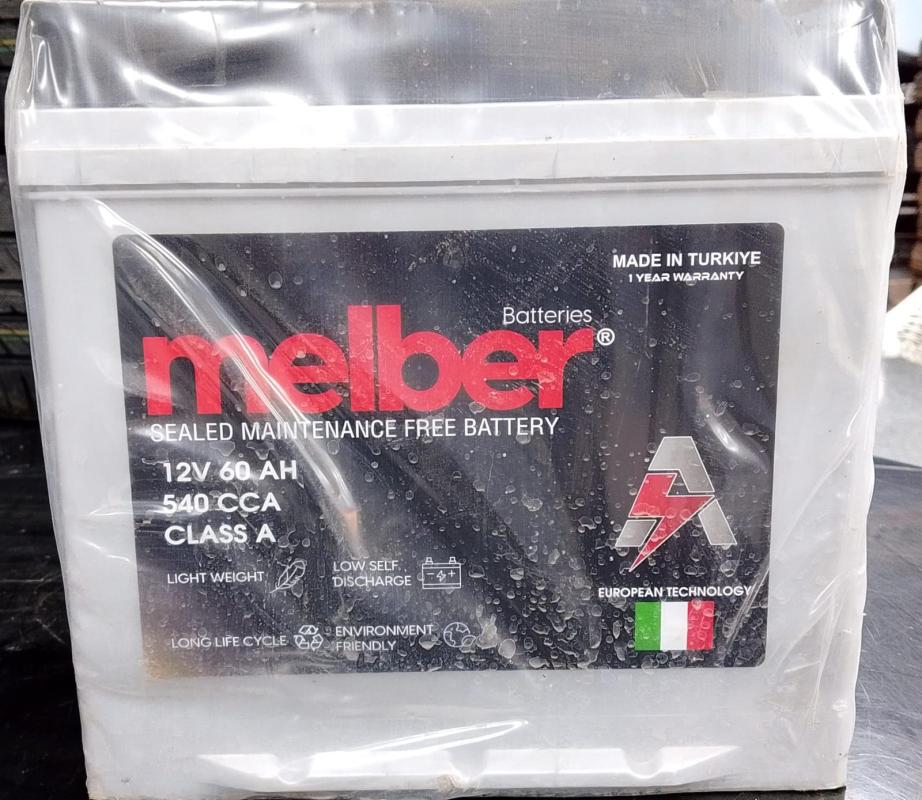 بطارية ملبر معكوسه صباع تخين تركي N/60L 12(V) 60(AH) 540(CCA)