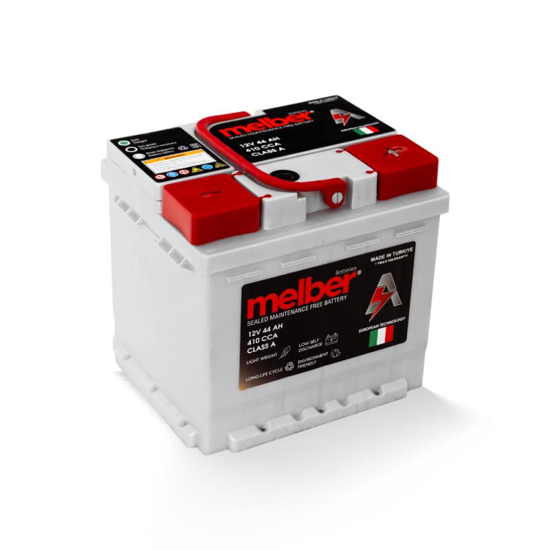بطارية ملبر معكوسه صباع تخين تركي DIN/44L 12(V) 44(AH) 410(CCA)