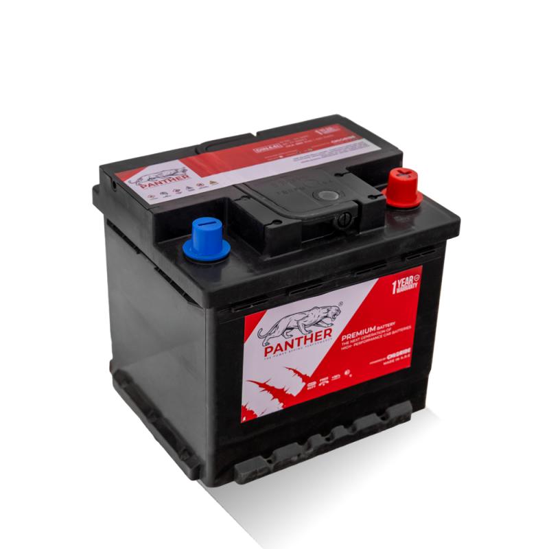 بطارية بانثر معكوسه صباع تخين مصري DIN/44L 12(V) 44(AH) 380(CCA)