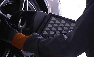 ضبط زوايا الإطارات